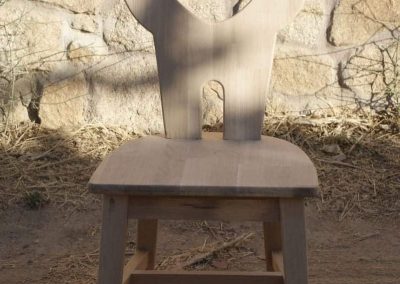 Silla a medida de madera
