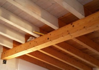 Vigas de madera tejado Cercedilla