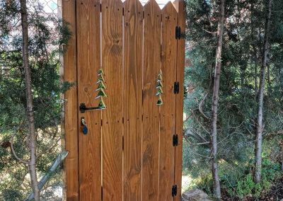 Puerta de exterior en madera